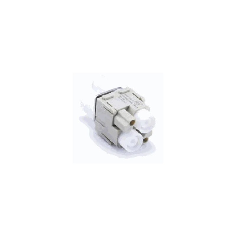 Insert HM modulaire, Raccordement à Sertir, femelle, 2 pin, 40A, Polycarbonate 